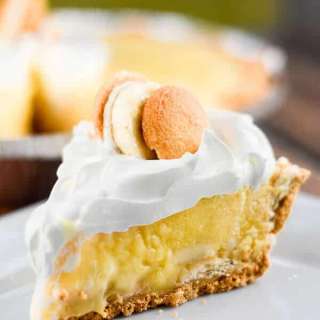 No Bake Banana Pudding Cream Pie