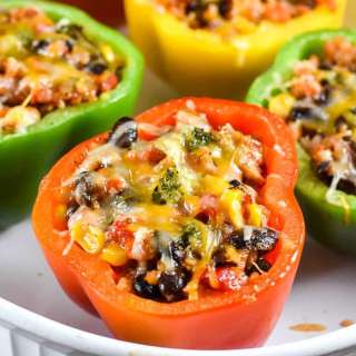 Vegetarian Mexican Stuffed Peppers