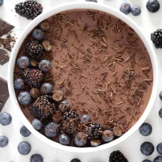 Chocolate Panna Cotta (Coconut Milk)