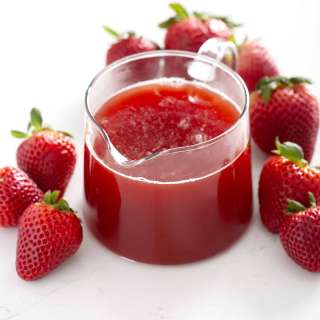 Strawberry Rhubarb Simple Syrup