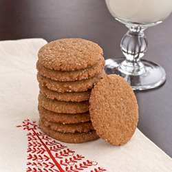 Gingersnap Cookies (adapted from Joy of Baking)