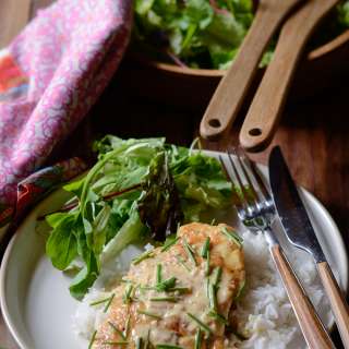 Chicken with Mustard Cream Sauce