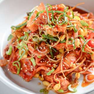Spicy Tofu and Soybean Sprouts