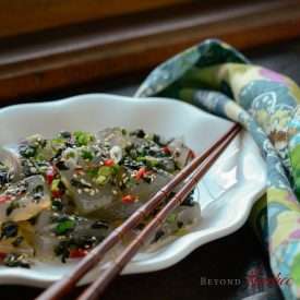 Korean Jelly Salad (Muk-muchim)
