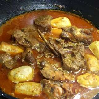 Arvi Gosht | Taro Root Curry