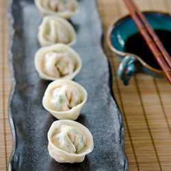 Kimchi Tofu Dumplings (Mandu)
