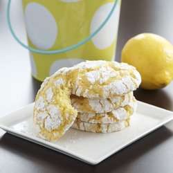Easy Lemon Coconut Crinkle Cookies