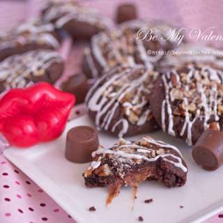 Chocolate Caramel Cookies (adapted from Pillsbury recipe)