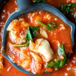 Slow Cooker Tortellini Soup