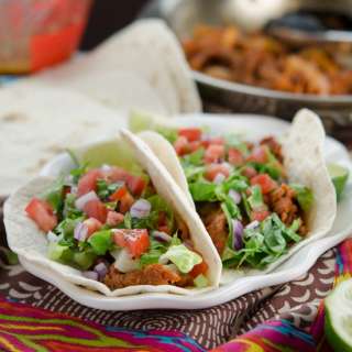 Spicy Korean Pork Taco with Soy Lime Vinaigrette