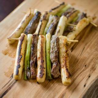 Beef and Rice Cake Skewers (Sanjeok)