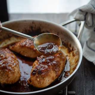 Apricot Glazed Chicken Breast