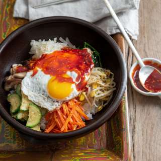 Easy Ground Beef Bibimbap (Korean Mixed Rice)