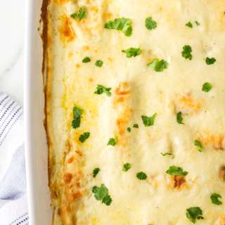 White Chicken Enchiladas