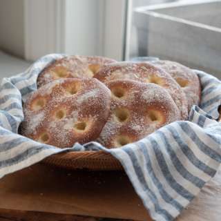 Sugar and Butter Brioche Tart (Brioche Galette )