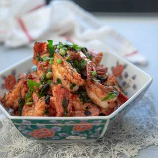 Chili Garlic Shrimp with Chili Crisp