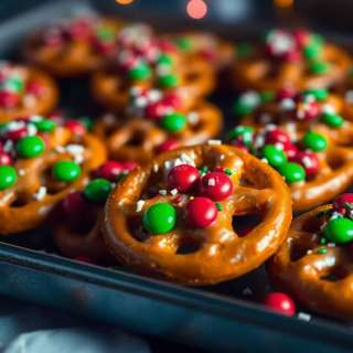 CHRISTMAS ROLO PRETZELS
