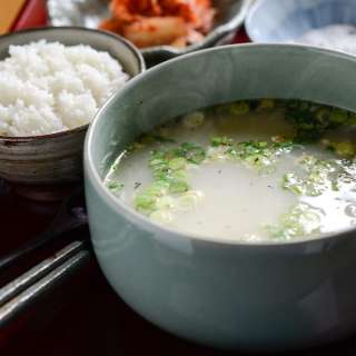 Korean Ox Tail Bone Marrow Soup