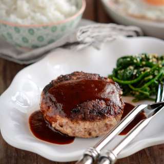 Japanese Hamburger Steak Recipe (Hambagu)