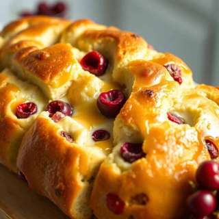 CRANBERRY BRIE SOURDOUGH PULL-APART BREAD