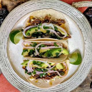 Shredded Venison Street Tacos