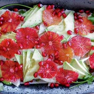 Shaved Jicama and Blood Orange Salad