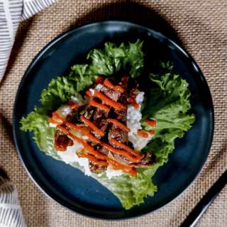 Venison Bulgogi Lettuce Wraps