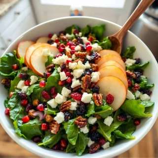 HOLIDAY SALAD WITH BALSAMIC DRESSING