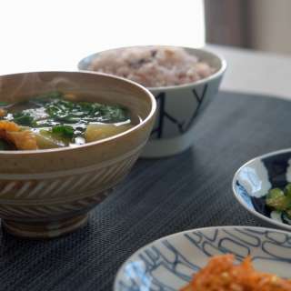 Korean Arugula and Potato Soup