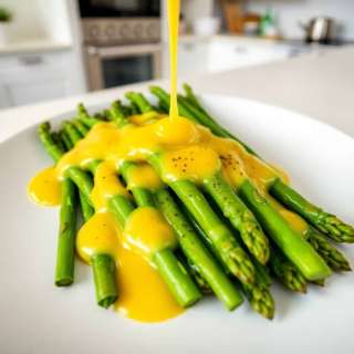 ASPARAGUS WITH HOLLANDAISE SAUCE
