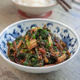 Chinese Swiss Chard Stir-Fry Recipe