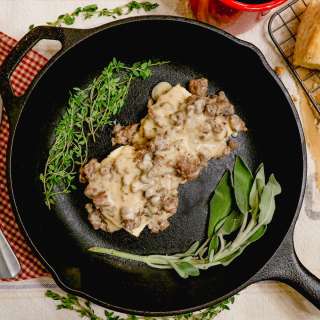Venison Biscuits and Gravy