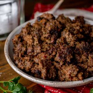 Ground Venison Italian Sausage