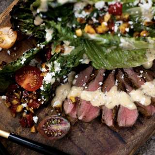 Grilled Fajita Salad with Pronghorn Antelope Loin