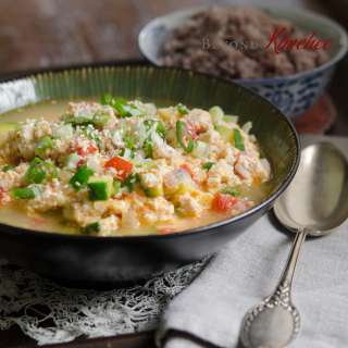 Tofu with Egg and Tomato