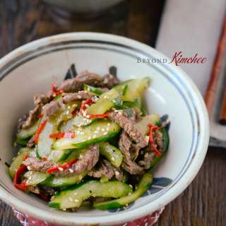 Beef and Cucumber Stir-fry
