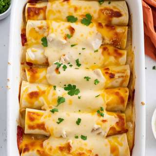 White Chicken Enchiladas Recipe