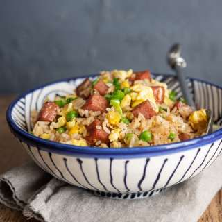 Quick Spam Fried Rice