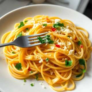 GARLIC PARMESAN SPAGHETTI