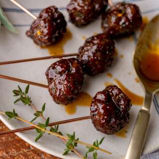 Maple-Glazed Venison Breakfast Sausage Bites