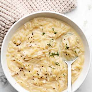 Avgolemono Greek Lemon Chicken Soup