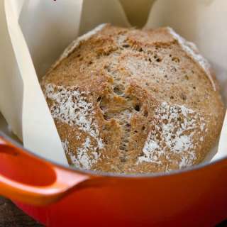 Bran Bread Recipe (No-Knead Method)