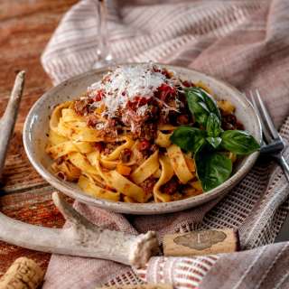 Venison Bolognese (Venison Ragu Pasta Sauce)
