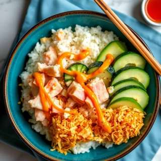 CRUNCH ROLL SUSHI BOWL