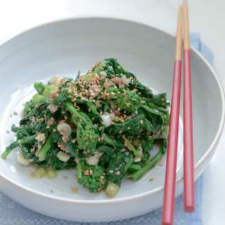 Broccoli Rabe Salad with Soybean Paste