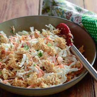 Crunchy Cabbage Ramen Noodle Salad