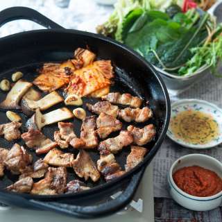 Samgyupsal (Korean BBQ pork Belly)