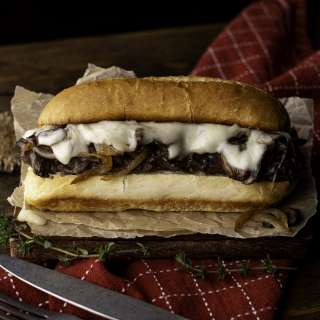 Shredded Elk Neck Roast Sandwiches