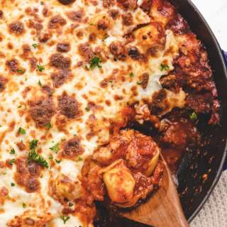 Easy One-Pan Baked Tortellini
