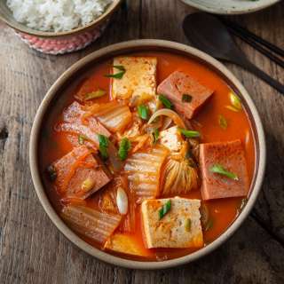 Easy Spam Kimchi Jjigae